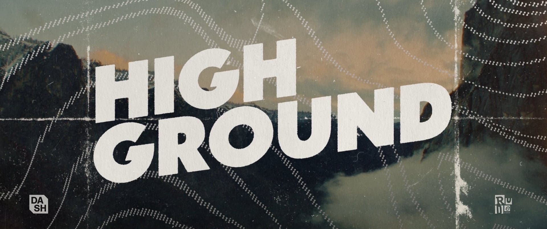 High Ground title card over Yosemite's granite peaks